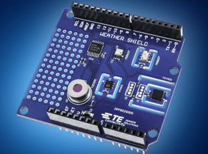 Mouser lines up weather sensors on Arduino shield
