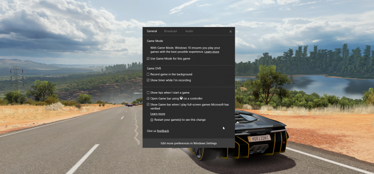 Windows 10 Game Mode has arrived … in Insider Preview Build 15019