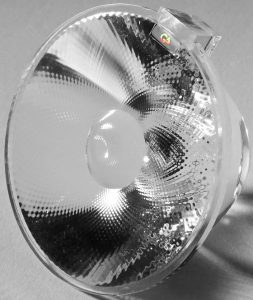 Colour-mixing collimators with narrow beams