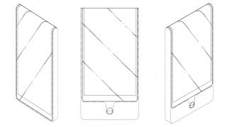 LG's latest phone patent wraps its screen all the way around the top