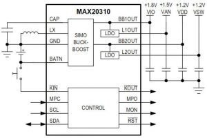 Wearables power controller works down to 0.7V for disposable button cells