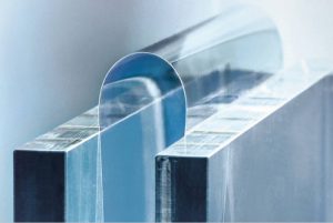 Glass substrate can be rolled-up for organic electronics