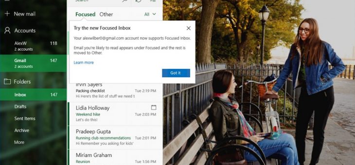 The Windows 10 Mail app now works better with Gmail
