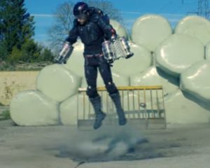 Jet man flies with the help of RS Components