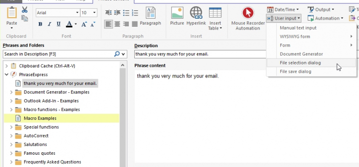 Download of the day: PhraseExpress
