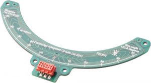 Arc angle sensor simplifies measurement inside machines