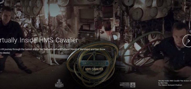 Virtually Inside WWII HMS Cavalier, courtesy of VR