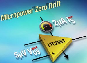 5μV offset op amp consumes only 1.3μA