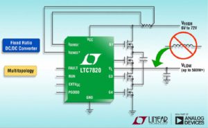 Updated: ADI hits 500W with switched capacitor power converter