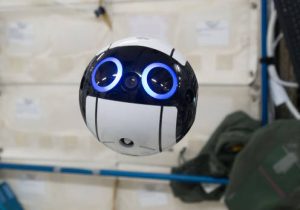 Inertia steers Int-Ball drone through International Space Station