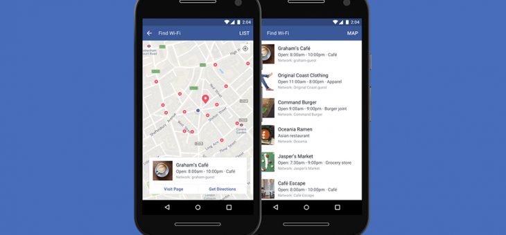 Facebook can now help you find Wi-Fi anywhere