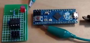 Arduino programme transferred to ATtiny – a little victory