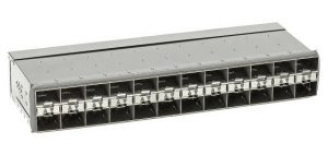 Multi-way connector for 56Gbit/s PAM-4 channels