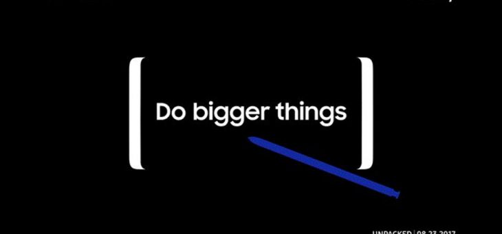 The Note 8 makes a brief appearance on Samsung's website