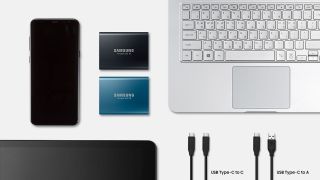 Samsung’s Portable SSD T5 can transfer data at a speed of up to 540MB/s