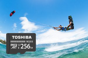 Toshiba launches 256GB microSD card