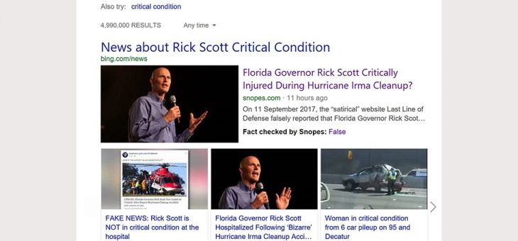 Bing will now fact check your news for you too