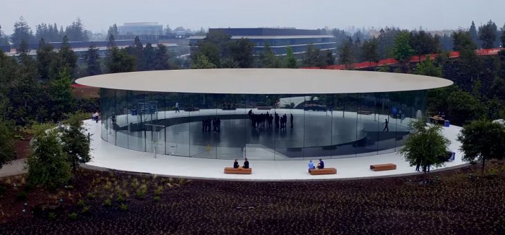 This drone video shows where the iPhone 8 will be announced next week