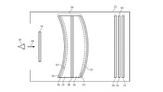 A new patent appears showing Apple's smart AR/VR glasses