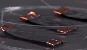 Stretchy sensor suits human movement from heartbeat to running knees