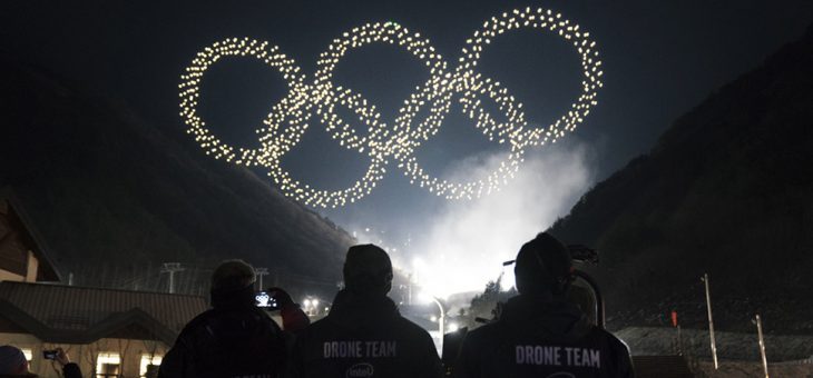 Intel's drones broke a world record at the Winter Olympics opening ceremony