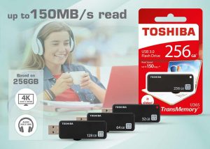 Toshiba launches 256GB USB 3.0 drive