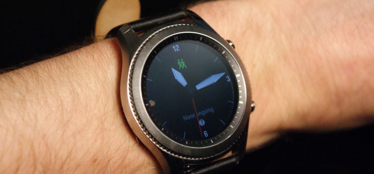 Next-gen Gear smartwatch running Wear OS spotted on Samsung employees