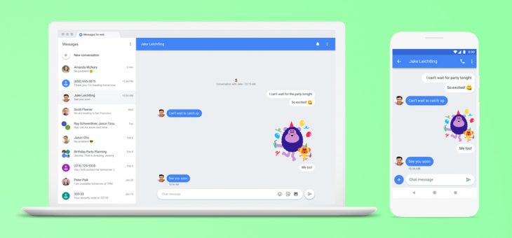 Google to begin rolling out Android Messages for the web from today