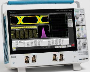 Tektronix scope has four 8GHz channels, with 25Gsample/s on each