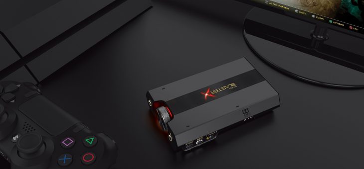 The Sound BlasterX G6 is an external sound card for game consoles