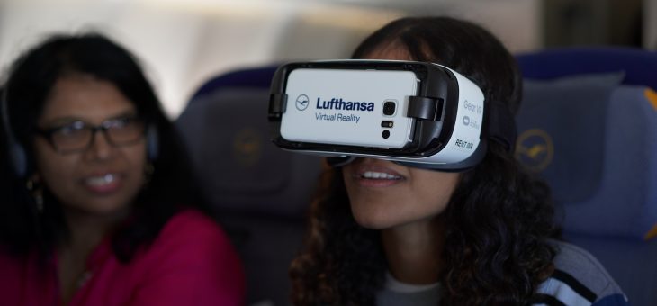 Lufthansa debuts prototype in-flight VR experience
