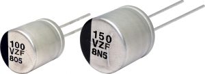 Panasonic adds to conductive polymer hybrid caps for auto