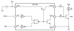 Tiny gate driver delivers 5A for GaN power, at up to 60MHz