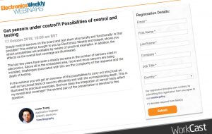 A webinar on the structural and functional testing of sensors