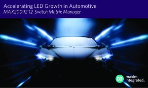 12-switch matrix manager for auto LEDs