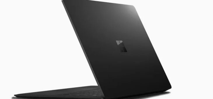 All-black Surface Laptop pops up ahead of Microsoft's October 2 event