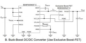 Novel automotive buck-boost dc-dc operates down to Iq=8uA