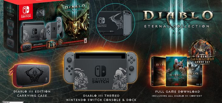 Diablo 3 Nintendo Switch bundle packs a custom console, the game and all its DLC